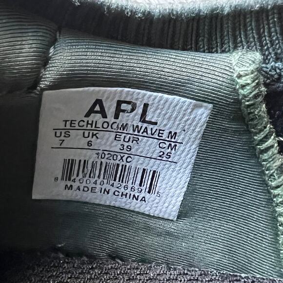 APL Techloom Wave Mens Knit Athletic Sneakers Green Size 7 1020XC - Picture 2 of 16